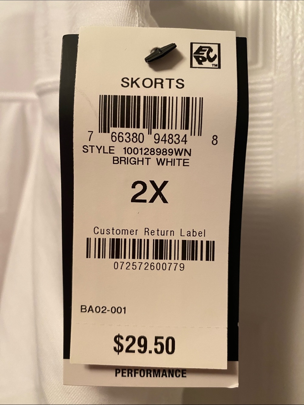 Ideology Bright White Skort… - Picture 6 of 6